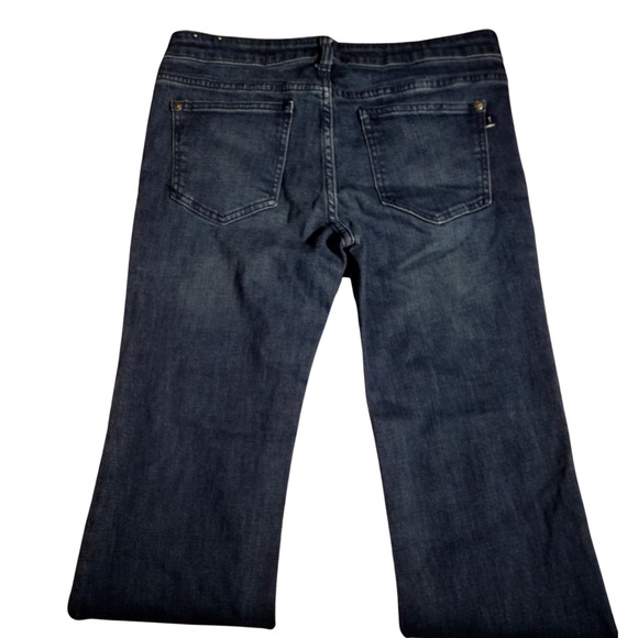 Pilcro by Anthropologie Flared Jeans | Size 28 | Mid Rise Stretch Denim - Picture 2 of 9